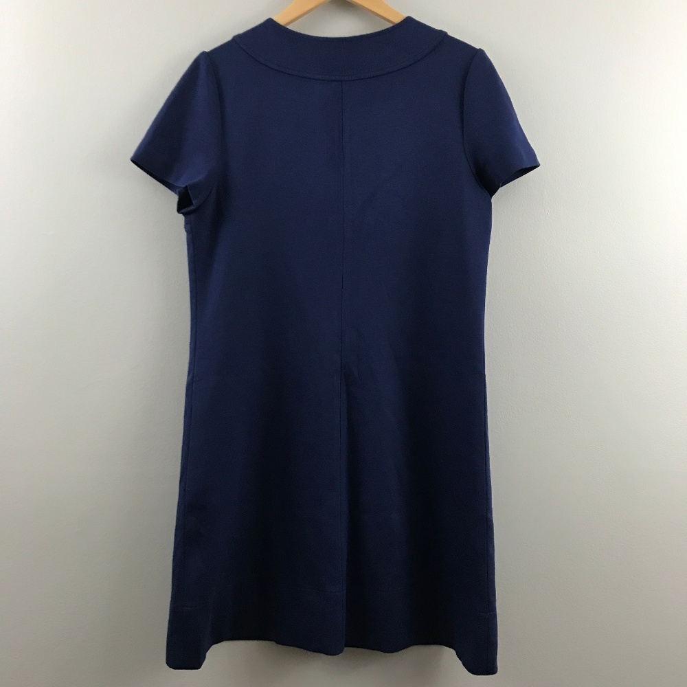 Shoshanna Vintage Mod Dress Navy Size 12 - Picture 3 of 5